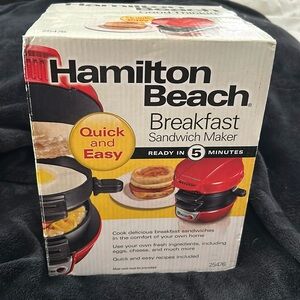 Hamilton beach breakfast sandwich maker - NEVER OPENED